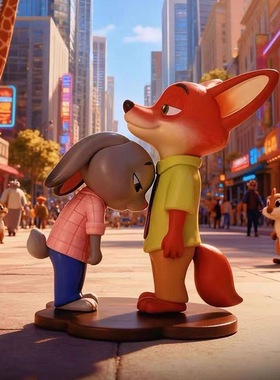 疯狂动物城周边可爱甜蜜靠背公仔