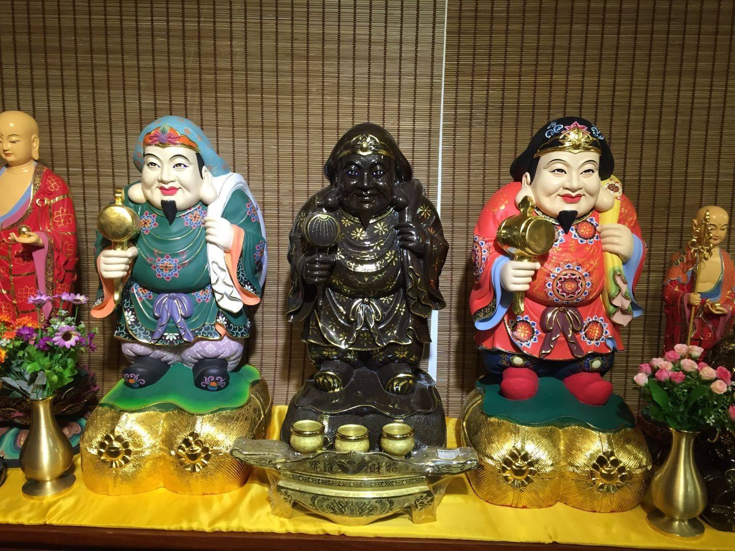 香港李居明东密密宗大财神佛像大黑天 财神唐密旺运大黑天财神