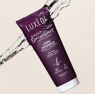 法国直邮Luxeol乐丝欧+35%发量厚度/强韧补水丰盈洗发水200ml