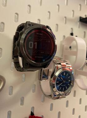 兼容宜家SKADIS斯考迪斯洞洞板配件手表支架收纳可改金属方孔圆孔