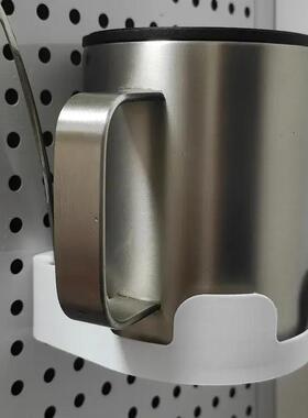 兼容金属圆孔洞洞板配件 水杯架可改宜家SKADIS斯考迪斯/方孔尺寸