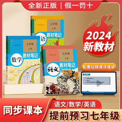 时光学2024秋教材笔记初中七八九年级上册学霸笔记黄冈语文数学英语物理化学人教版课堂笔记知识点专项训练随堂笔记新版复习预习书