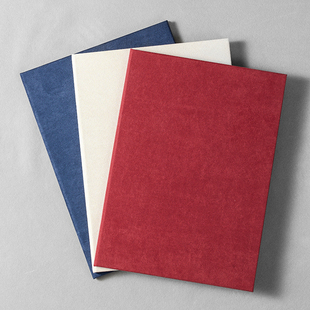 A4丝绒主持台词本法兰绒婚礼手卡板绒面发言誓言朗诵本活动签约夹