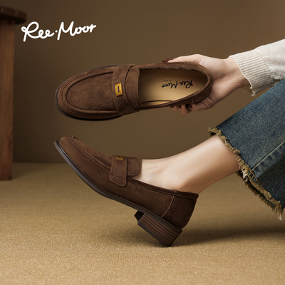 REEMOOR法式复古乐福鞋