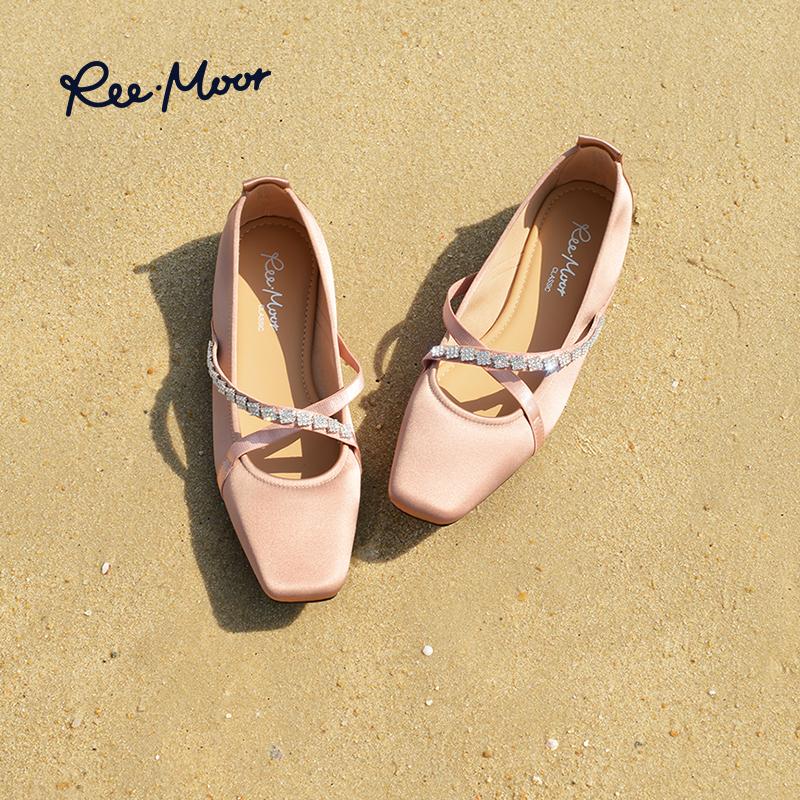 REEMOOR法式方头浅口单鞋