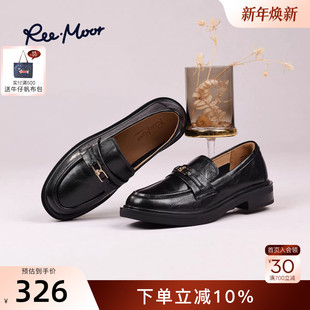 厚底通勤复古百搭单鞋 英伦风小皮鞋 女 新款 REEMOOR睿慕2025秋季