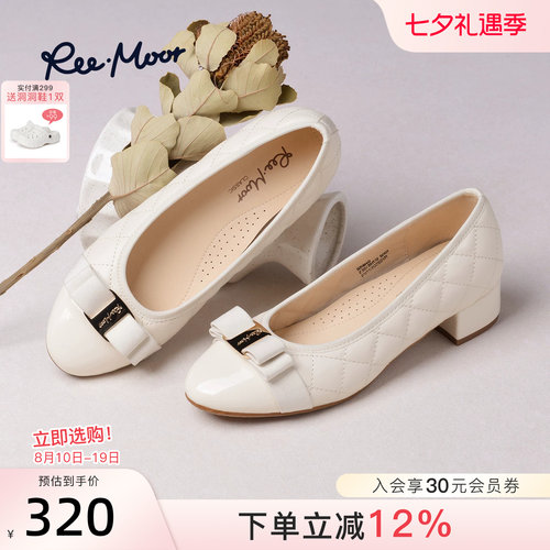 REEMOOR睿慕轻熟蝴蝶结通勤鞋