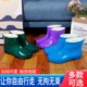冬季 雨鞋 女加厚绒短筒成人防滑外穿耐磨雨靴厨房洗车学生防水水鞋