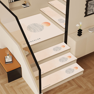 乳胶硅楼梯踏步垫专用地垫家用防滑脚垫子免胶自粘脚踏台阶贴地毯