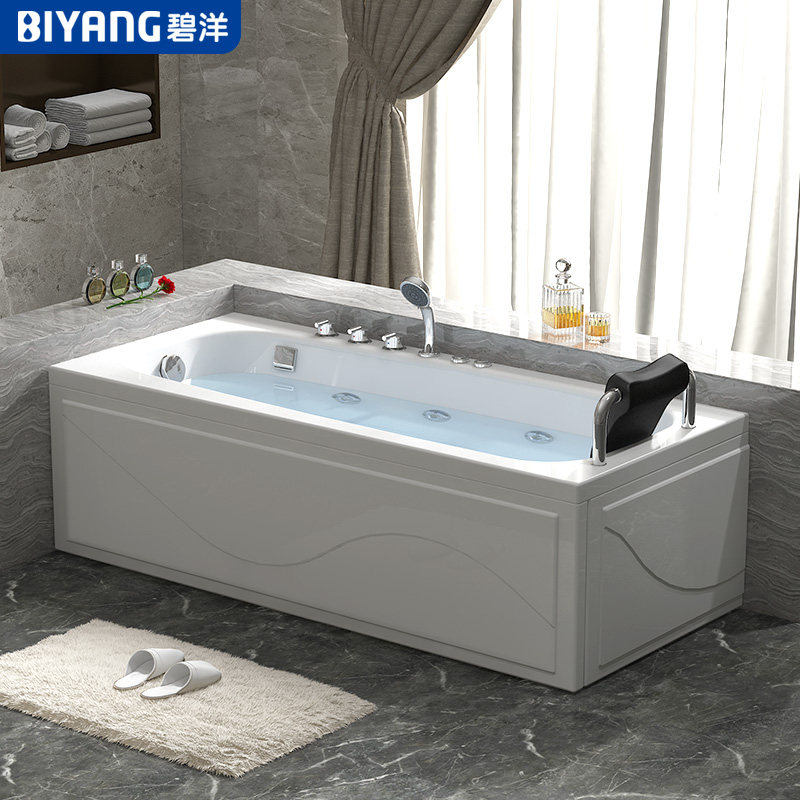 Biyang Acrylic bathtub household Small apartment Freestanding massage Bathtub adult TOILET 1.2-1.7 ricein the Decoration main material , Toiletries , Bathtub , Bathtub  category - from Buy2taobao.com to provide professional Taobao agent buy service