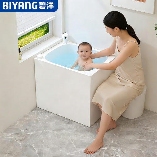 小户型日式深泡迷你浴缸自带龙头