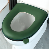 皮马桶垫高级感防水免洗家用夏季 加大号马桶坐垫坐便套垫子 拉炼款