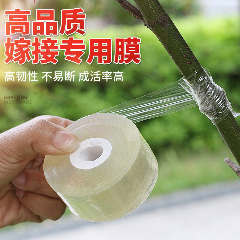 嫁接膜嫁接刀苗木果树嫁接专用膜无打结薄膜包装膜嫁接绑带包扎带