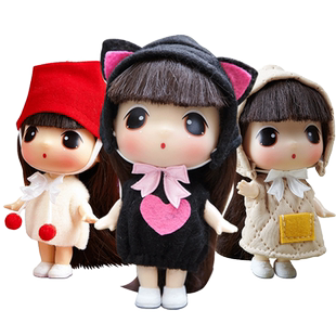 冬己可爱娃娃带挂链挂绳女生包包书包背包挂件女孩子公仔玩偶玩具