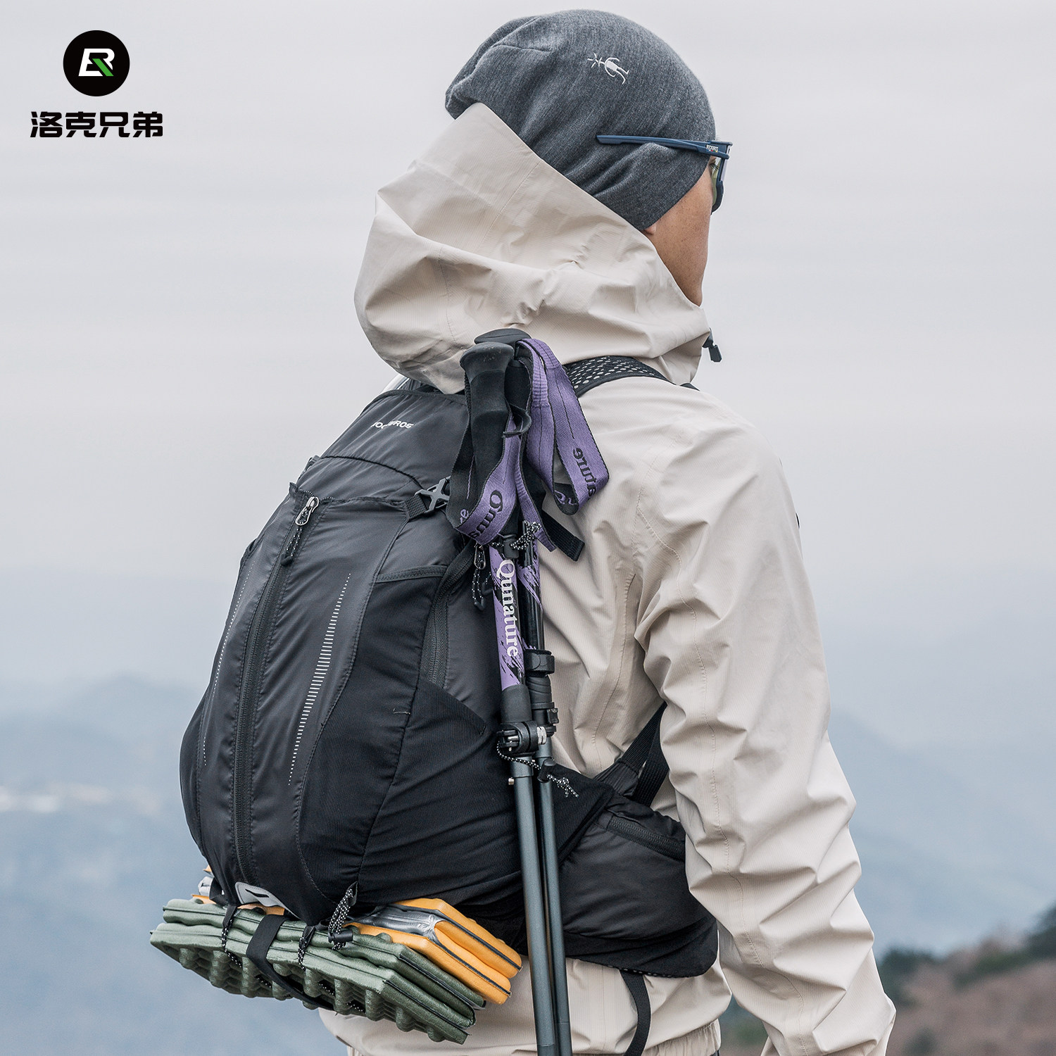 洛克兄弟户外运动双肩背包大容量