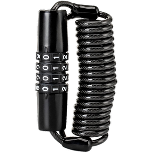 洛克兄弟自行车锁头盔锁摩托电动车密码便携防盗山地公路车单车锁