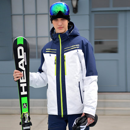 RUNNING RIVER奔流男士短款拼接滑雪服上衣双板外套保暖防风A3038