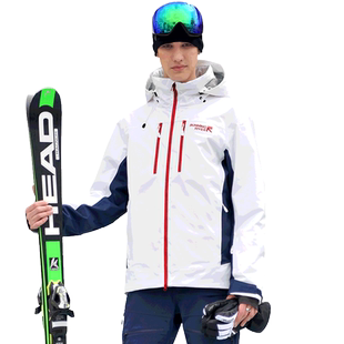 RUNNING RIVER奔流男士短款拼接滑雪服上衣双板外套保暖防风A3036