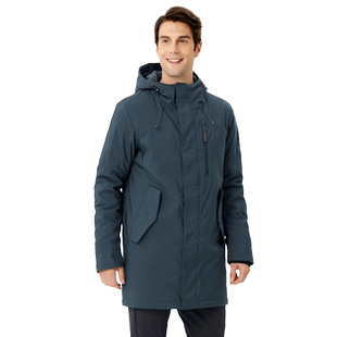 RUNNING RIVER奔流 男式登山保暖中长款城市户外薄款运动棉服