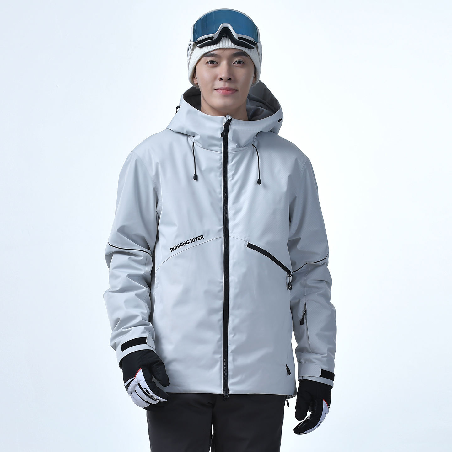 RUNNINGRIVER男士短款滑雪服