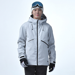 RUNNING RIVER奔流男士短款拼接滑雪服上衣双板外套保暖防风A5046