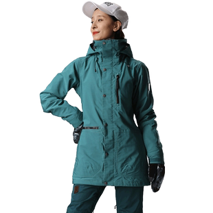 RUNNING RIVER奔流 户外单双板保暖女式纯色滑雪服N7431N