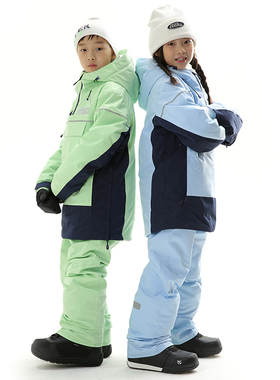 RUNNING RIVER奔流新品单板双板男童女童儿童套头滑雪服上衣2755