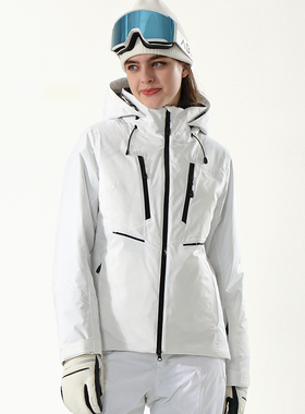 RUNNING RIVER奔流女士短款时尚拼接滑雪服上衣双板外套A4020