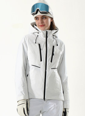 RUNNING RIVER奔流女士短款时尚拼接滑雪服上衣双板外套A4020
