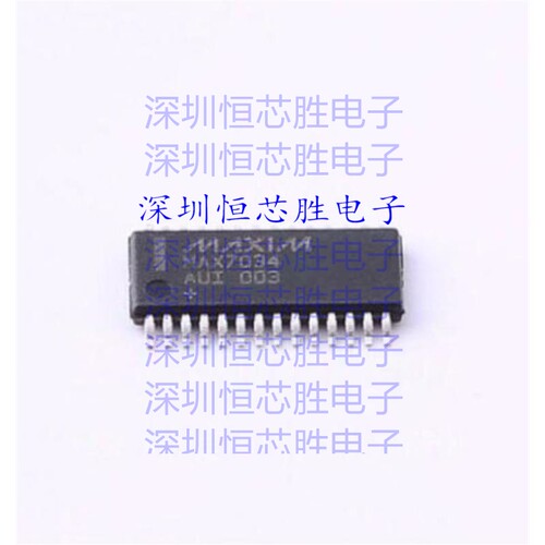 原厂供应MAX7034AUI+T 射频接收器全新原装进口IC