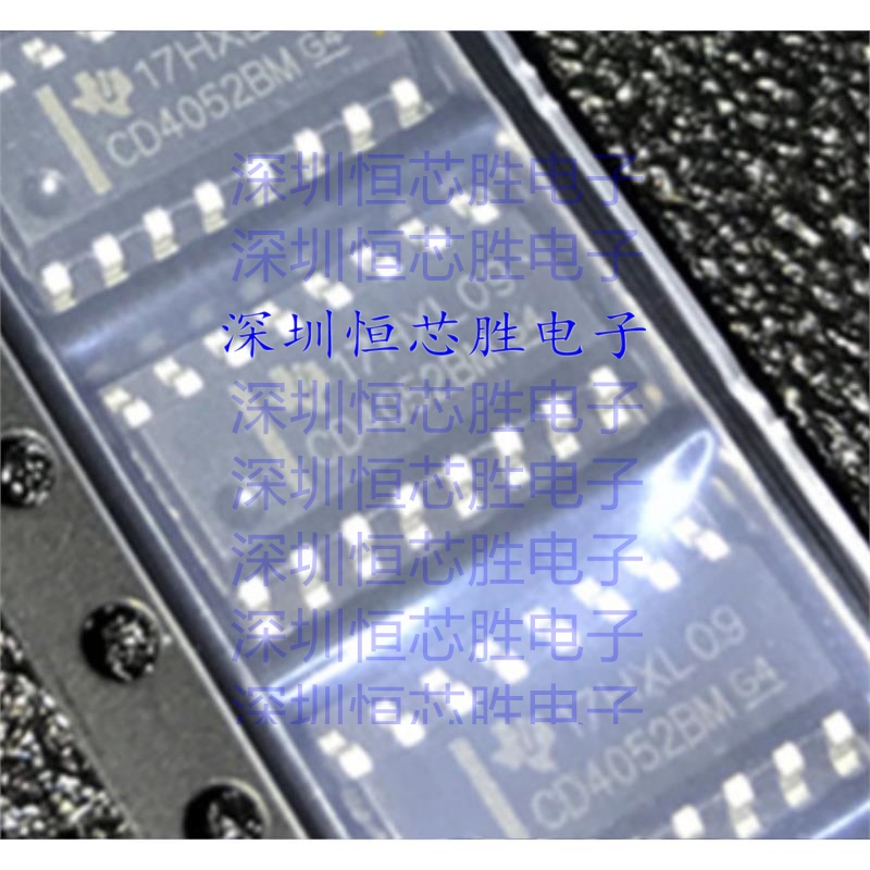 原厂供应CD4052BM CD4052BM96双路4选1模拟开关原装IC