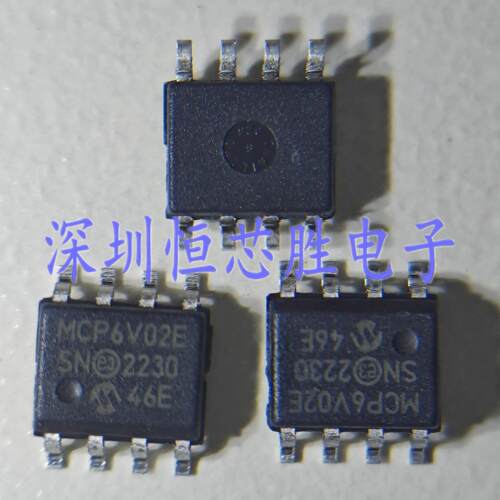 MCP6V02-E/SN MCP6V02E 封装SOIC-8 精密运放芯片 全新原装可直拍