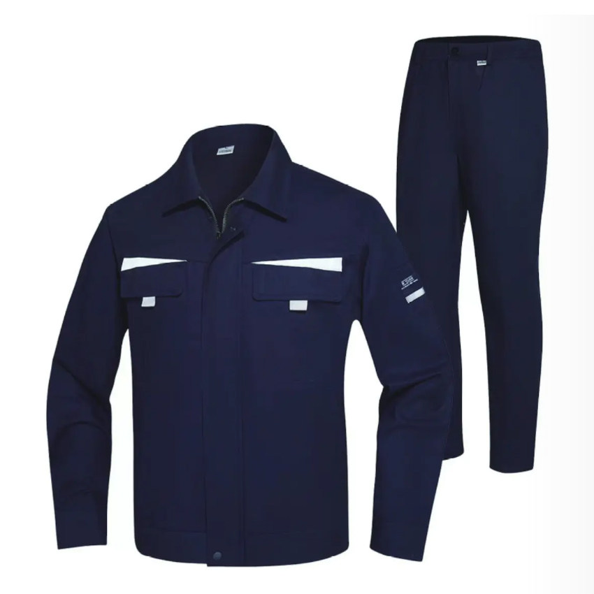 秋冬季工作服男装长袖套装厂服劳保服车间工程工人上衣工服定制标