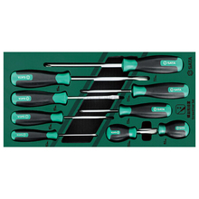 世达工具套装汽修汽保维修托组套13件一字螺丝刀十字螺丝批09913A