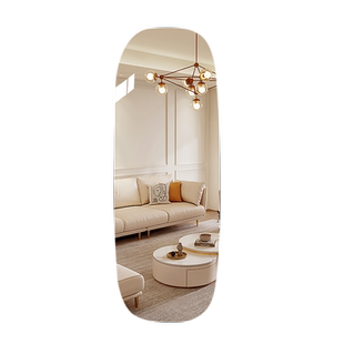 异形穿衣镜家用壁挂贴墙全身镜客厅试衣镜ins风女生卧室衣柜镜子