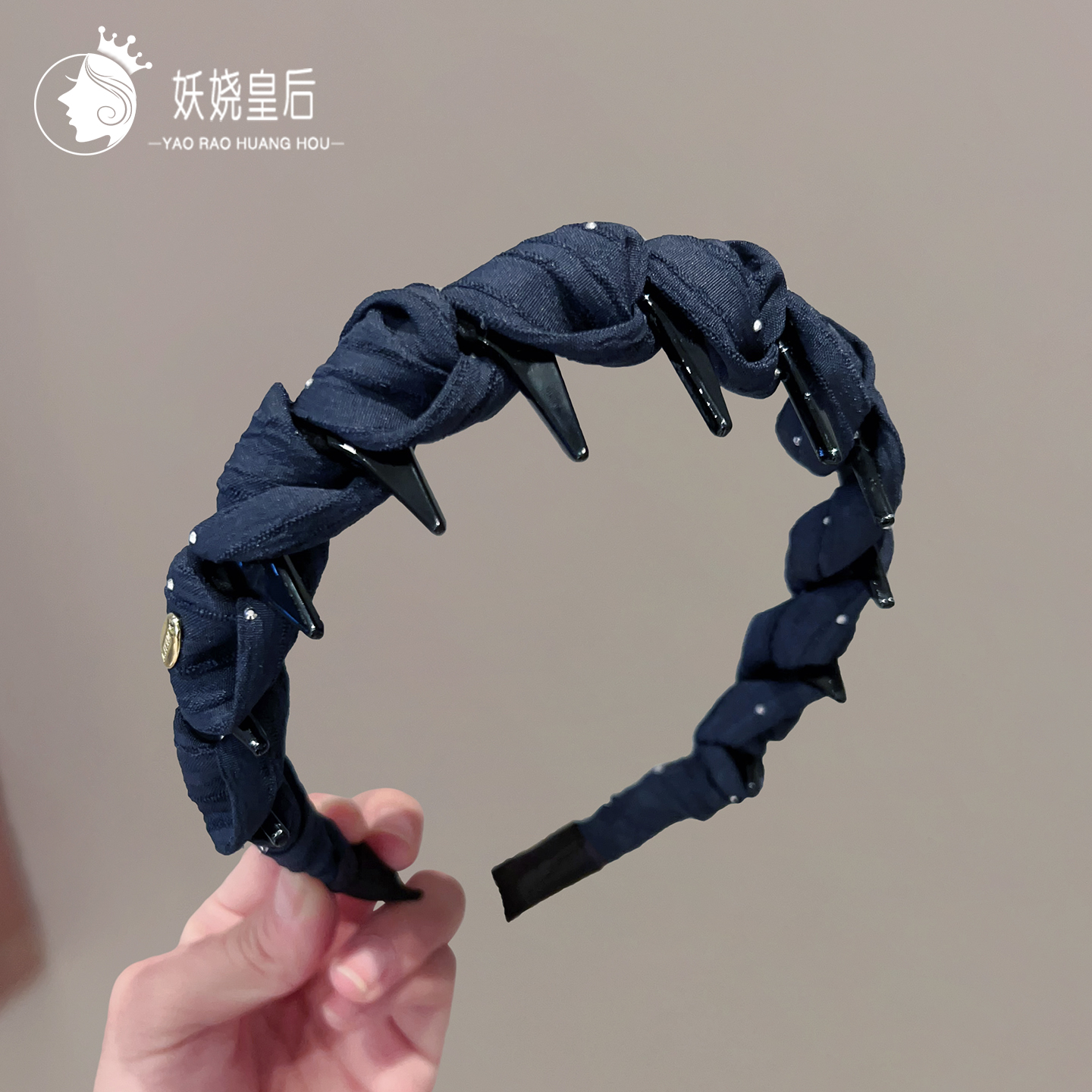 防滑洗脸带齿头箍外出百搭压发卡