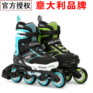 可调旱冰鞋 意大利Rollerblade儿童轮滑鞋 套装 儿童溜冰鞋 正品