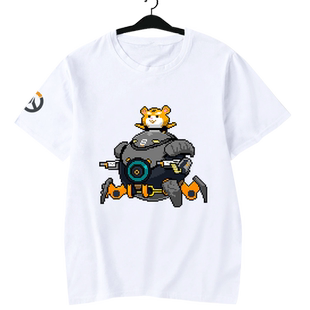 仓鼠球破坏球哈蒙德短袖T恤衫男女全棉半截袖休闲上衣服