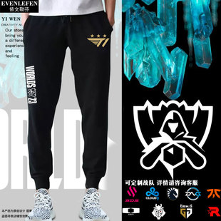 S13全球总决赛T1战队FNC DK队GenG小脚卫裤 子男女运动休闲长裤