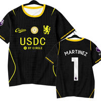 Chelsea football team uniforms for the 26-27 season, Chelsea Martin football uniforms, quick-drying short-sleeved T-shirts for men and women, half-sleeved shirts thumbnail 2