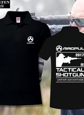 MagPul军事工业俱乐部射击爱好者POLO衫男女短袖T恤翻领半袖衣服