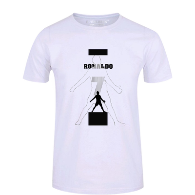 罗纳尔多足球迷休闲短袖T恤衫