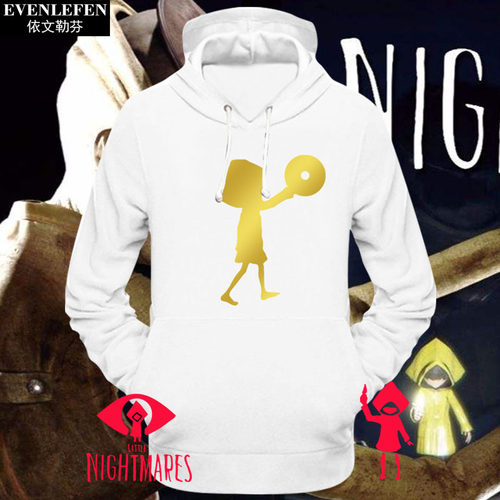 小小噩梦连帽衫卫衣男女游戏周边上衣服抓加绒外套带帽秋冬装套头 - 封面