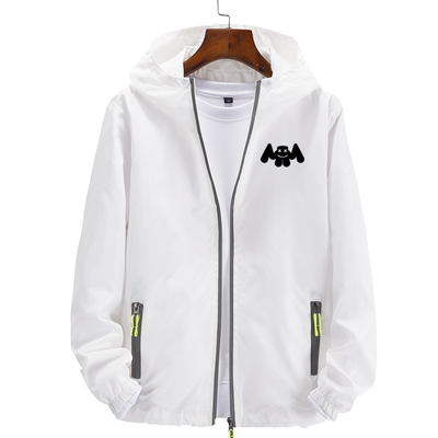 dj电音棉花糖连帽外套薄音乐拉链