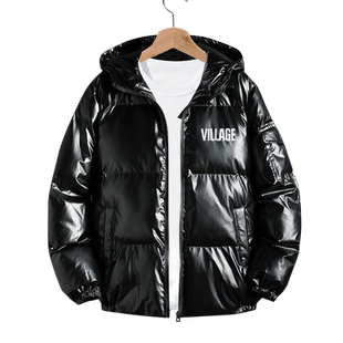 生化危机8村庄保护伞公司游戏周边面包服男女亮面棉衣服加厚外套