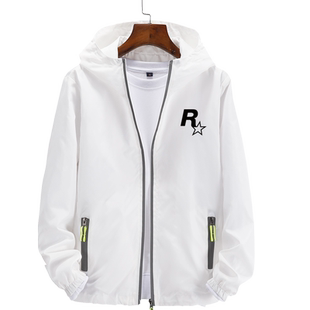 Rockstar Games游戏玩家周边R星连帽外套男女夹克帽衫休闲上衣服