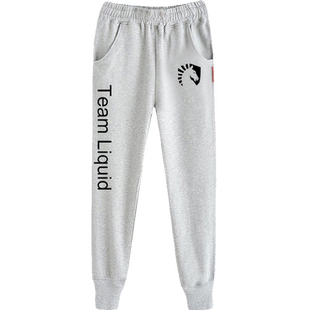 联盟Team Liquid战队服小脚卫裤男女学生游戏TL休闲裤子束脚长裤