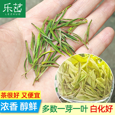 乐茁白茶【多数一芽一叶·雨前较小】2025年新茶高山正宗安吉绿茶