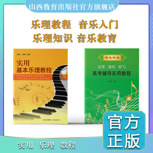 正版二册包邮乐理视唱听写高考