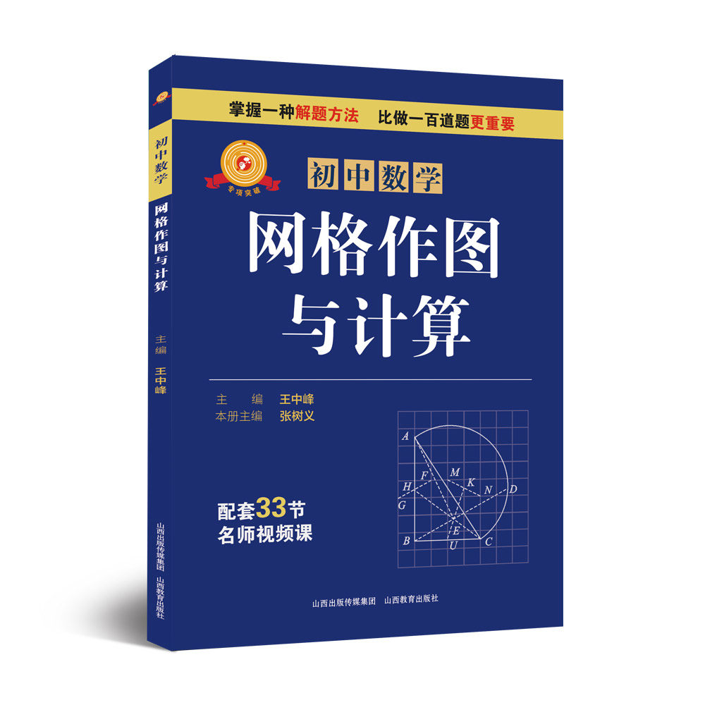 正版  专项突破·初中数学 网格作图与计算  王中峰主编 山西教育出版社出版